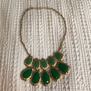 Green and gold Necklace